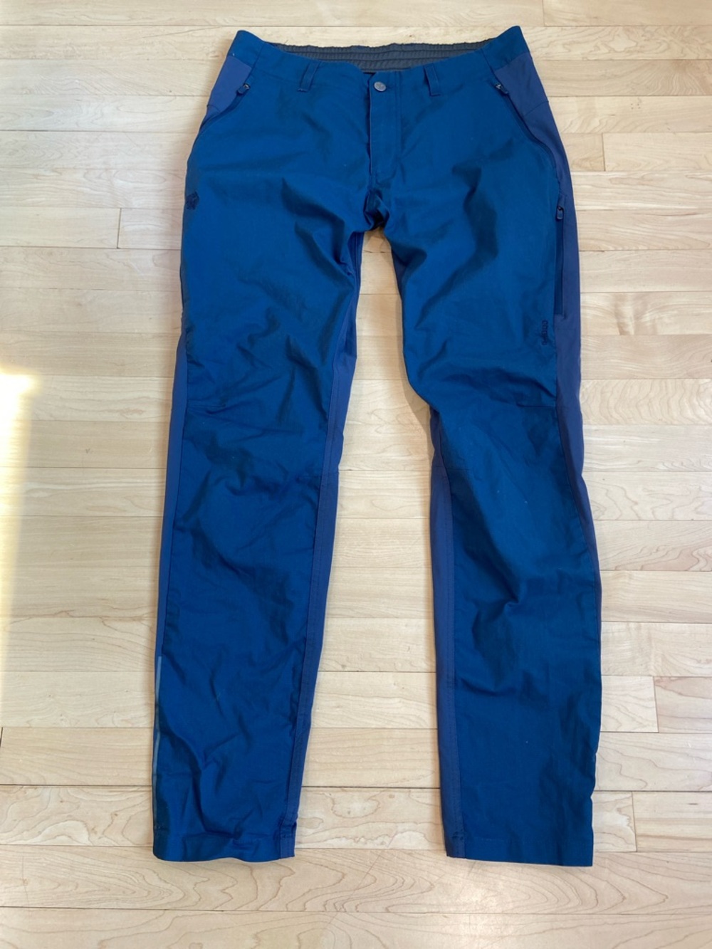 EUC FJALLRAVEN SPECIALIZED  Men's Rider's Hybrid Trousers SIZE 32x32 Navy